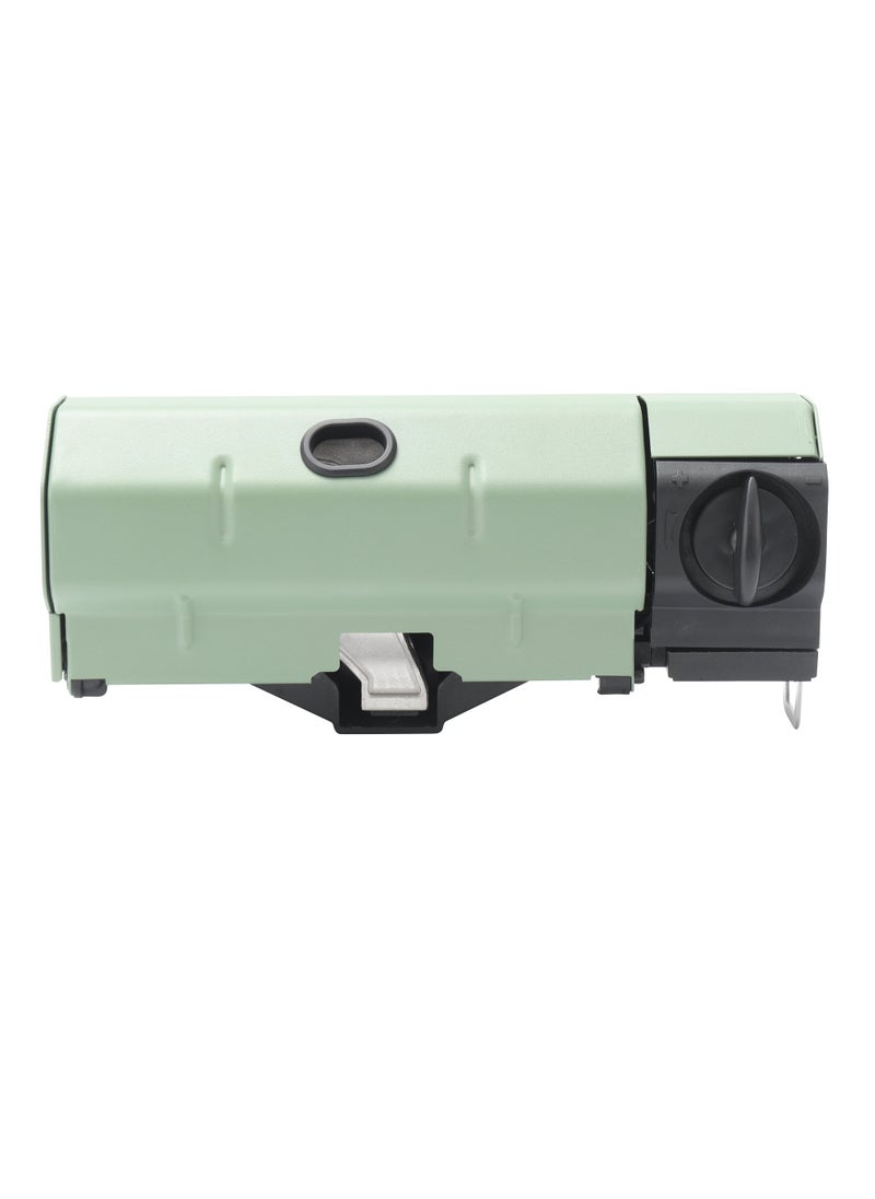 porodo - Camping Mini Portable Gas Stove Single Burner with 2600W Power Combustion and Electronic Ignition / Quick Install / Magnetic Valve / Easy Prep - Green - Image 1