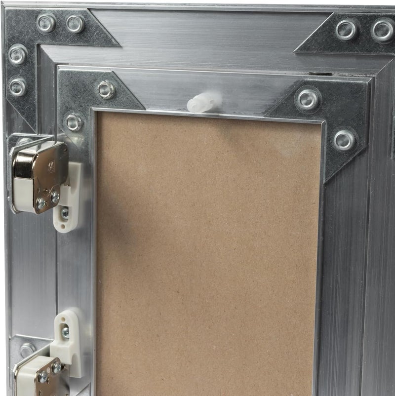 ECOPRO VENT 6" x 8" Inch Aluminum Drywall Access Panel - Service Shaft Door - Plumbing, Electricity, Heating, Alarm Wall Inspection hatch for Drywall - Bathroom Service Access Hole Cover - Image 4