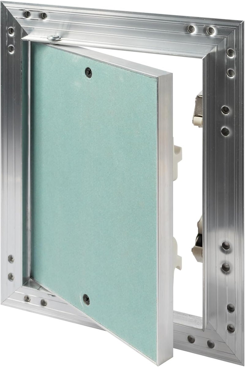 ECOPRO VENT 6" x 8" Inch Aluminum Drywall Access Panel - Service Shaft Door - Plumbing, Electricity, Heating, Alarm Wall Inspection hatch for Drywall - Bathroom Service Access Hole Cover - Image 1