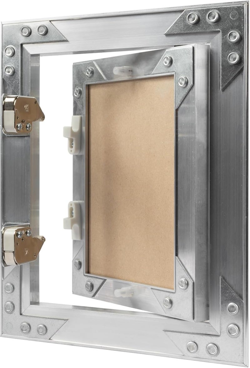 ECOPRO VENT 6" x 8" Inch Aluminum Drywall Access Panel - Service Shaft Door - Plumbing, Electricity, Heating, Alarm Wall Inspection hatch for Drywall - Bathroom Service Access Hole Cover - Image 5