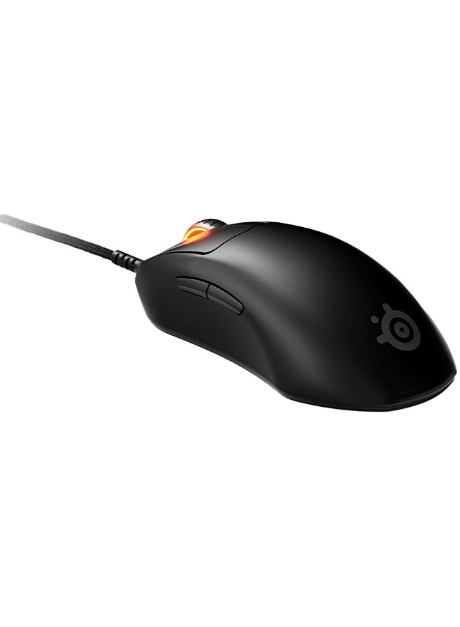 steelseries Prime Mini Wired Esports Mouse, 61g Ultra-Lightweight, TrueMove Pro Optical Sensor (100-18000 CPI, 450 IPS), Prestige OM Optical Magnetic Switches (100M Clicks), 5 Buttons, 1-Zone RGB Lighting, Ergonomic Right-Handed Design, 2m Super Mesh Cable, Claw/Fingertip/Palm Grip | 62421 - Image 1