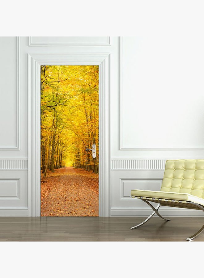 إسكدنيا ملصق جداري ثلاثي الأبعاد بتصميم مجسم أصفر 77x200Ø³Ù†ØªÙŠÙ…ØªØ± - Image 2