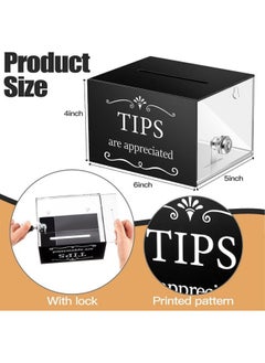 General Acrylic reminder bottle donation reminder box money storage container suggestion box lucky draw cash box  - Image 2