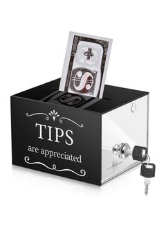 General Acrylic reminder bottle donation reminder box money storage container suggestion box lucky draw cash box  - Image 1