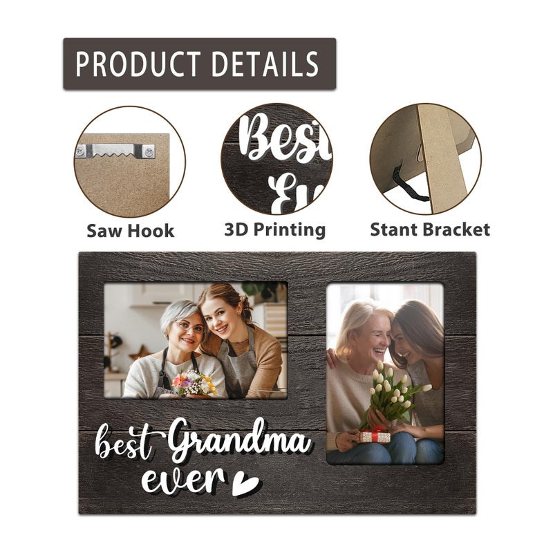 JNDJE هدايا Jndje Grandma Gifts عيد الميلاد هدية من هدايا عيد ميلاد الأحفاد للجدة ثلاثية الأبعاد ، - Image 3