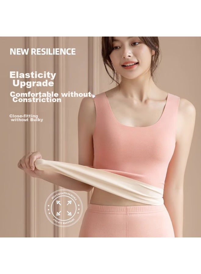 LANG SHA Langsha Women's Reversible Thermal Vest With Far Infrared Velvet Base Layer Shirt For Autumn And Winter, Can Be Worn Outside, Seamless Innerwear Xl  - Image 2