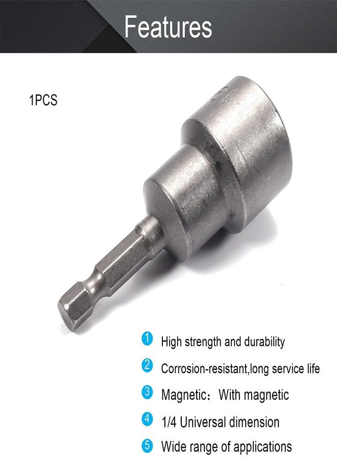 اتول مارت مثقاب تثبيت صواميل مغناطيسي من يوتولمارت، مقاس 1/4 بوصة، سريع التغيير، 19 مم، متري، الطول: 65 مم - Image 3