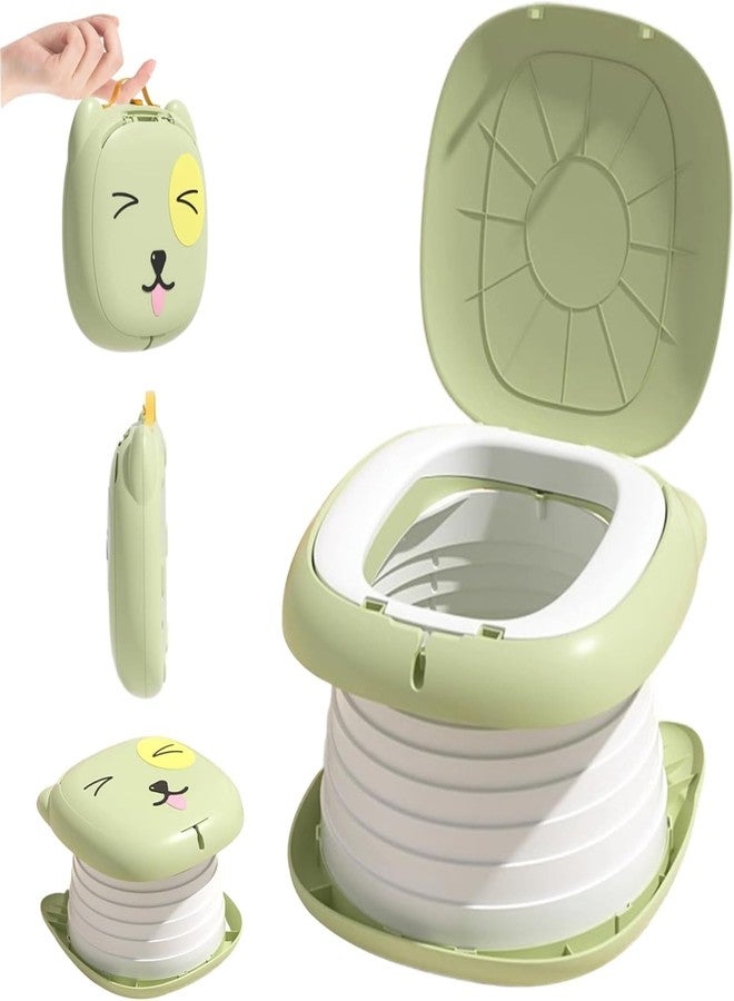 Toriox Portable Potty, for Toddler Travel Foldable Potty Training Toilet, Kids Boys&Girls Training Toilet Seatfor Car Camping Indoor Outdoor Bathroom for Boys Girls Baby Kids Children - Image 1