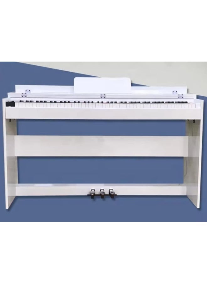 Megarya MegArya Piano Keyboard 88 Key Weighted Digital Piano 88 keys Electric Piano Professional - Glossy White  - Image 1