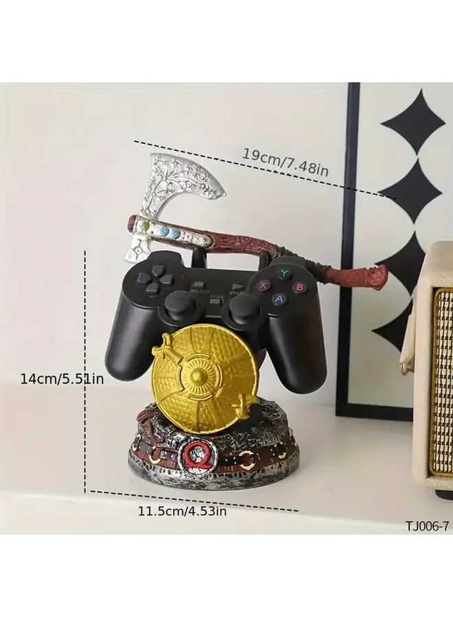 Creative Anime God Of War Throne Game Controller Stand Resin Material Compatible With PS4 PS5 NS Pro Controller Gaming Controller Display Base Anime Themed Decoration Perfect Gift For Anime Gaming Enthusiasts - Image 4