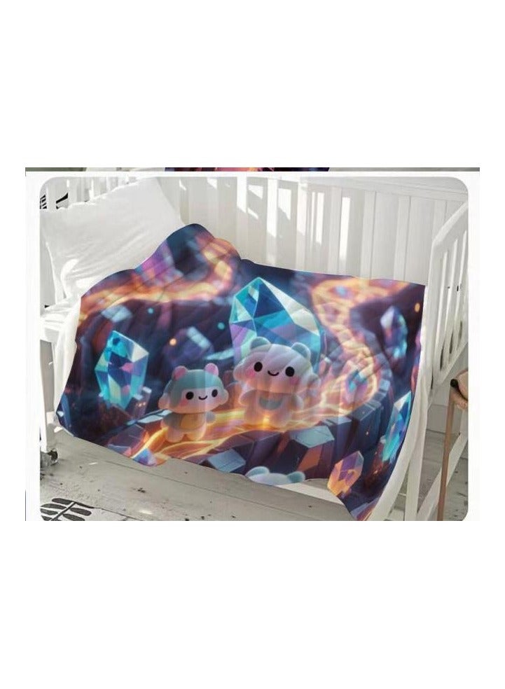 general Flannel thin blanket (warm and comfortable, suitable for sleep, gaming, dust removal and sandproof) 150cm*200cm - 796 - Image 3