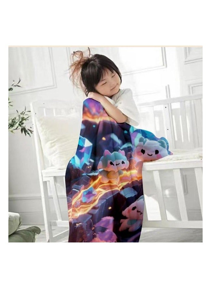 general Flannel thin blanket (warm and comfortable, suitable for sleep, gaming, dust removal and sandproof) 150cm*200cm - 796 - Image 4