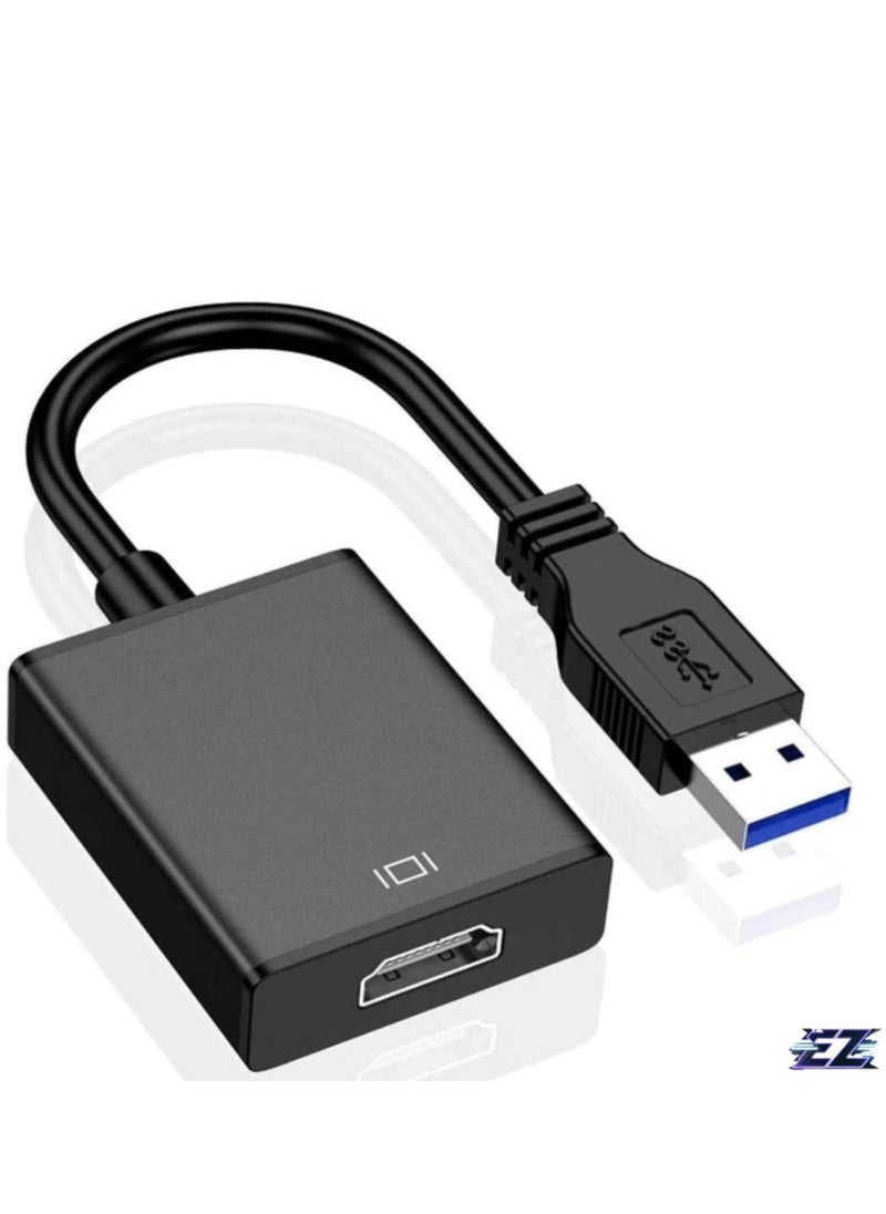 ELTRAZONE USB 3.0 to HDMI Adapter for Monitor Mac Windows 11 10 8 HDMI USB Converter for Laptop MacBook pro USB3 HDMI Cable Multiple Monitors for Desktop PC TV - Image 1