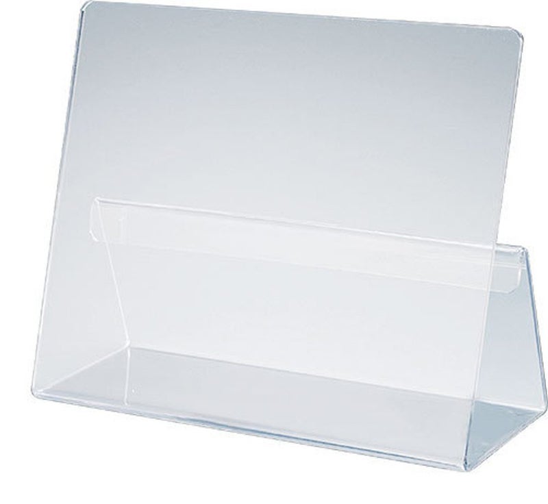 The Classic AllAcrylic Cookbook Holder in a Clear Bag Presentation with Label