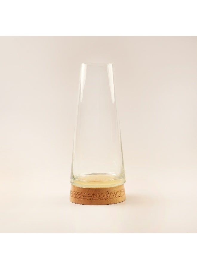 Homez Glass Vase Ramas Collection, 25*13*13Cm - Image 1