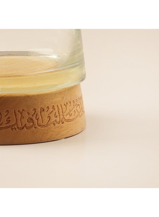 Homez Glass Vase Ramas Collection, 25*13*13Cm - Image 3