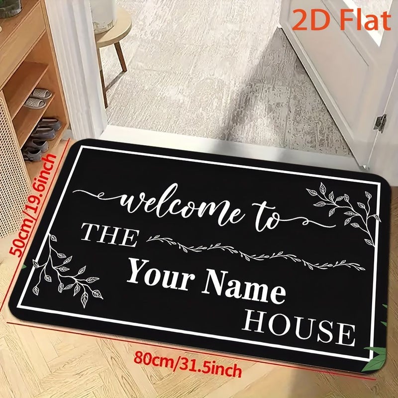 Personalized Non-Slip Polyester Floor Mats 50x80cm DIY Home Decor Soft - Image 5