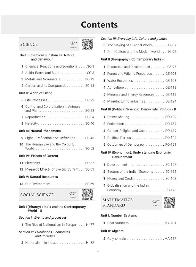 Oswaal CBSE Competency Focused Questions (with MCQs & Case/Source Based Integrated Questions) | Chapter-wise | Class 10 | Science | Social Science | Mathematics (Standard) | For 2025 Exam