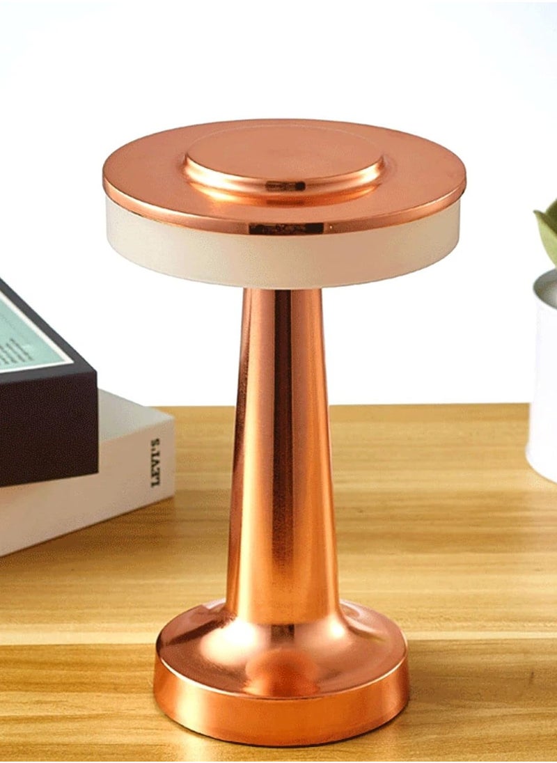 Happy Light - Rechargeable aluminum table lamp with classic design - Image 1