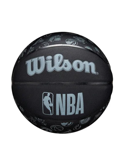 Wilson NBA Basketball All Teams - Size 7 for +12 years old and Adults - Black/Grey Matte