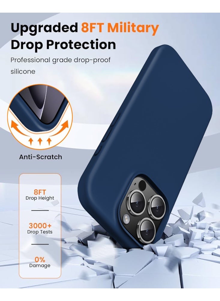 RITY iPhone 15 Pro Silicone Case – Premium Design with Ultra-Soft Touch, Shock-Resistant, Full Protection with Luxurious Microfiber Lining - Image 4