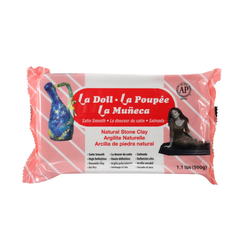 Activa أكتيفا لا دُول طين الحجر الطبيعي الجاف بالهواء 1.1 رطل (500 جرام) (1600) - Image 1