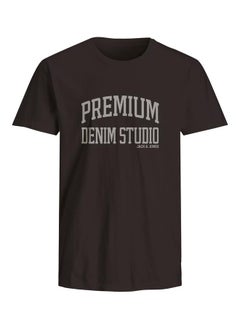 JACK & JONES Printed Crew Neck Regular Fit T-Shirt 