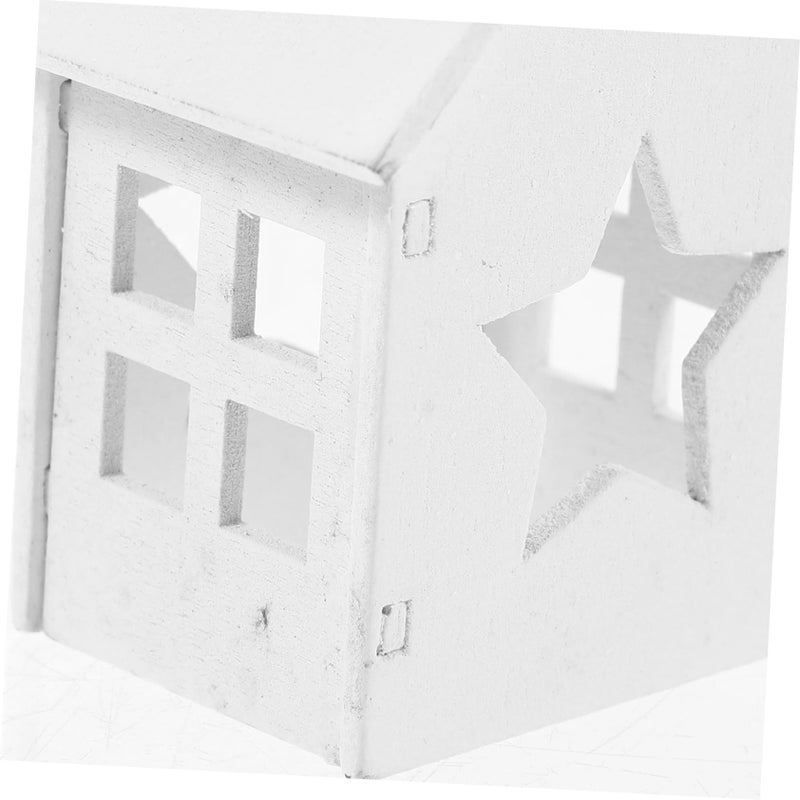 2Pcs European Style Hollow Out Mini Iron Cabin Decor Chic Metal Ornaments Creative Props For Photography Tabletop Display - Image 4