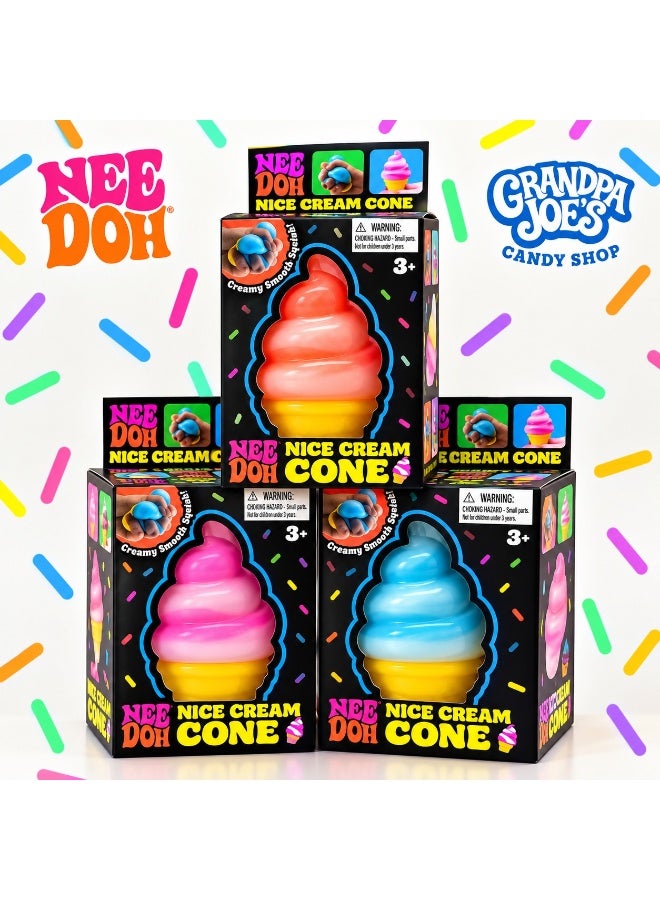M.A&F's 1pc Random Needoh Ice Cream Cone squishy - Sensory Squeeze Toy - Image 4
