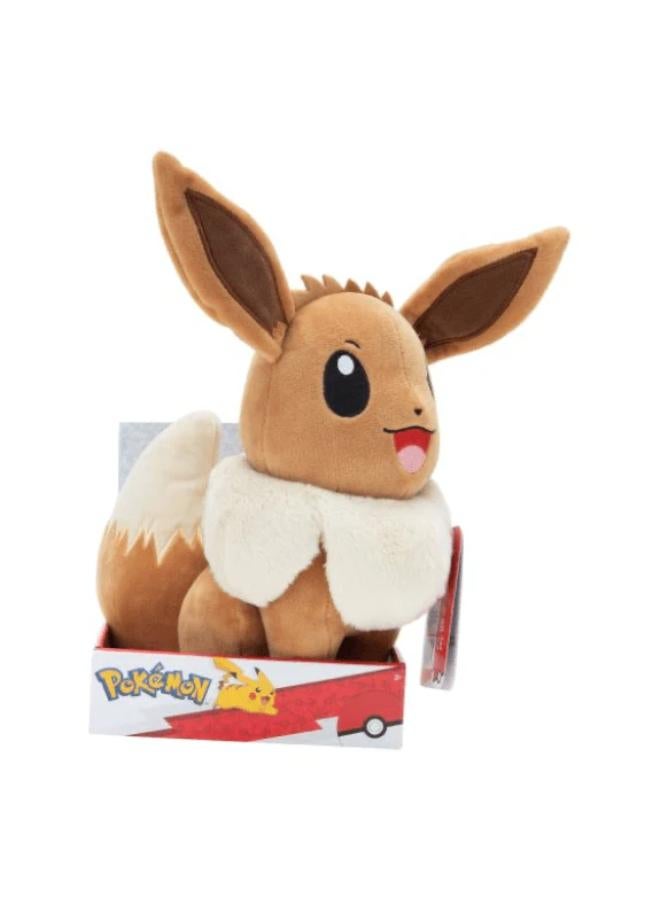 Jazwares Pokemon Premium Quality 12" Plush - Eevee - 95257  - Image 1