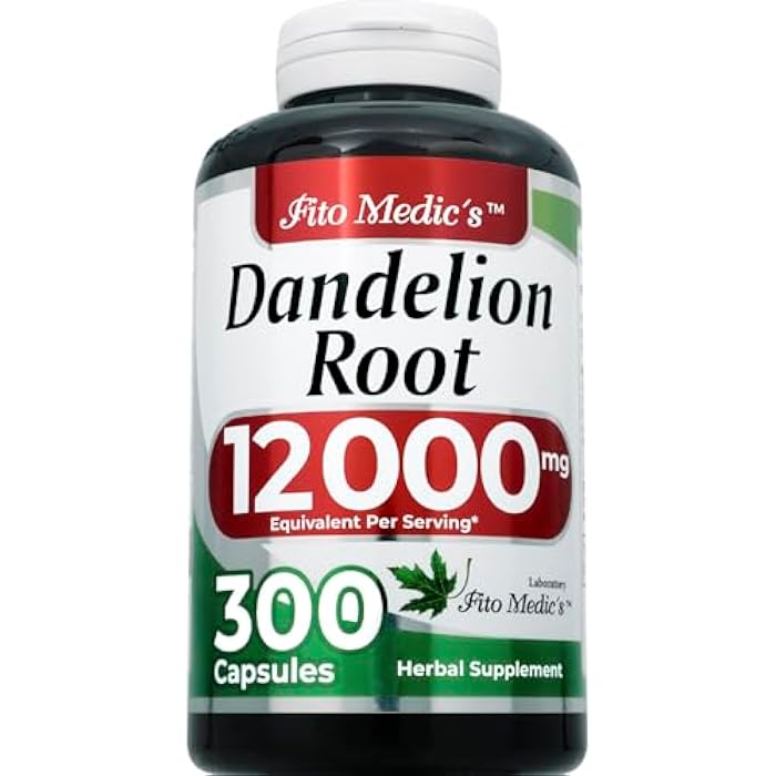 FITO MEDIC'S Dandelion | Dandelion Root Capsules | 300 Capsules | Concentrated Extract | Highly Absorbable Herbal Supplement - Image 2