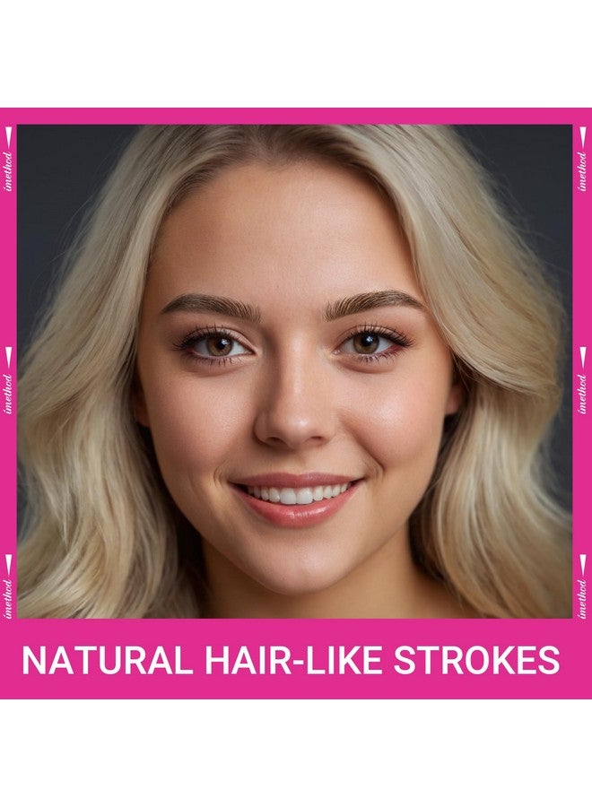 iMethod Eyebrow Pen - Eyebrow Pencil Magic 2-in-1 Eye Brow Pencils for Women with 4-Fork-Tip and Precise Brush-Tip Create Natural Hair-Like Brows, Last All Day, Microblading Eyebrow Pen, Brown - Image 3