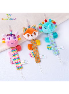 Generic Pacifier Anti-falling Chain Baby Toy Tooth Gel Chain Clip Lanyard Grinding Stick Anti-losing Rope Bite Bag Fixer-Color:Glowing Pacifier Toy-elephant  - Image 4