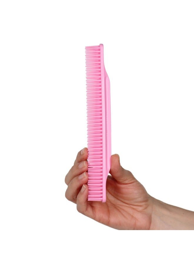Allegro Combs 3-Row Detangling Comb #70, Light pink - Perfect for Women Curly Hair Stylists, Curl Defining, Made in USA, 1 Piece  - Image 1