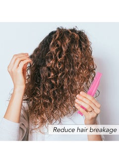 Allegro Combs 3-Row Detangling Comb #70, Light pink - Perfect for Women Curly Hair Stylists, Curl Defining, Made in USA, 1 Piece  - Image 5