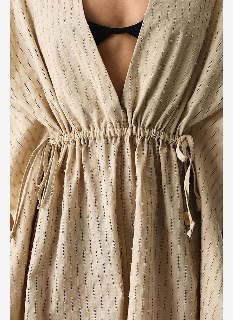 Penti Women Neri Pastel Beige Kaftan - Image 3