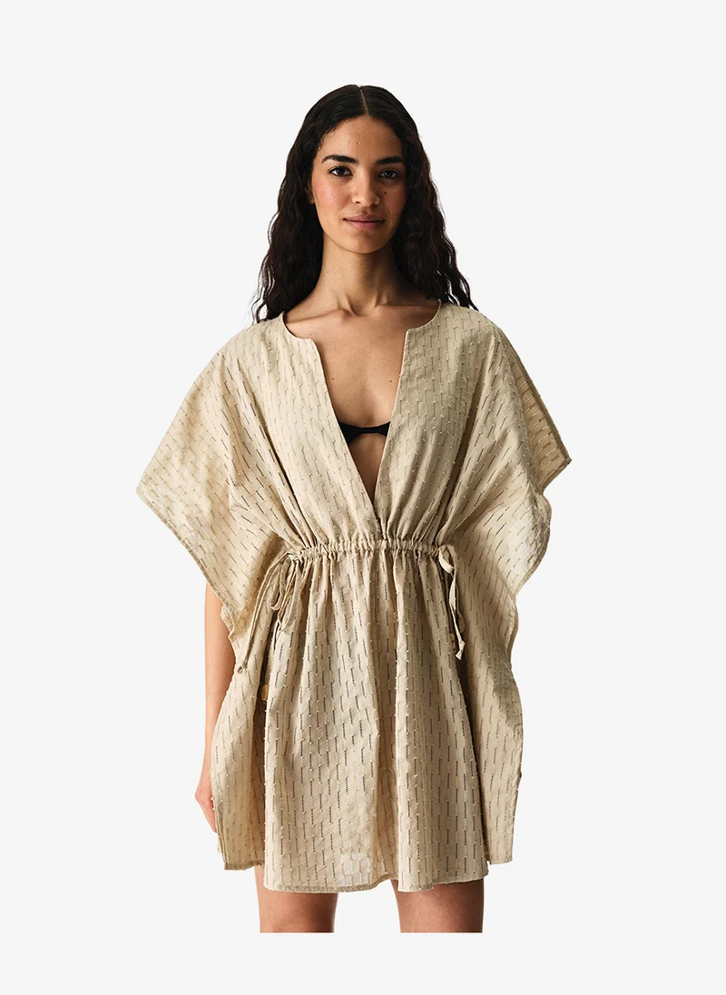 بنتي Women Neri Pastel Beige Kaftan