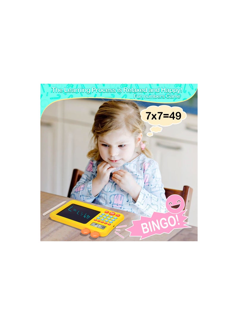 SOLARAE Learning Educational Toys, Toddler Maths Games Gifts for 4 5 6 7 8 9 Year Old Boys and Girls Kids, Smart Children Numberblocks Training Machine & LCD Drawing Scribble Boards Montessori Toy(1 Pack) - Image 4