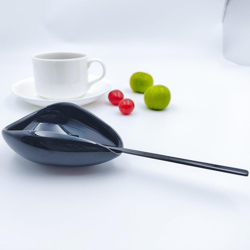 PFCTRJR Ceramic Spoon Rest, Mini Coffee Spoon Holder for Coffee Tea Spoons Stirrers, Coffee Station Decor Coffee Bar Accessories - Image 3