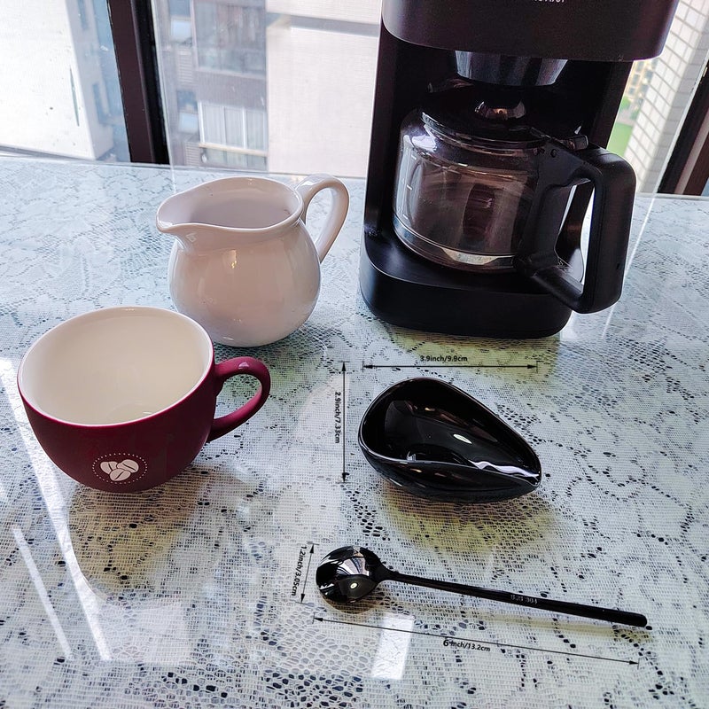 PFCTRJR Ceramic Spoon Rest, Mini Coffee Spoon Holder for Coffee Tea Spoons Stirrers, Coffee Station Decor Coffee Bar Accessories - Image 5