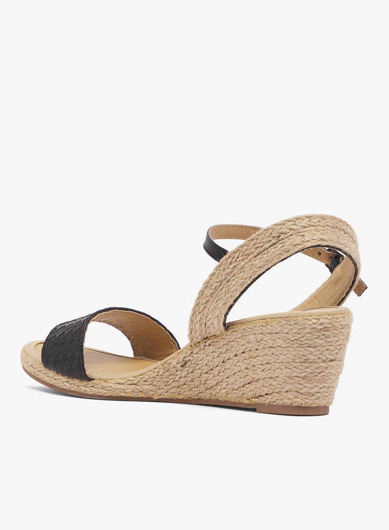 Savannah Collection Mid Wedged Casual Sandal - Image 3