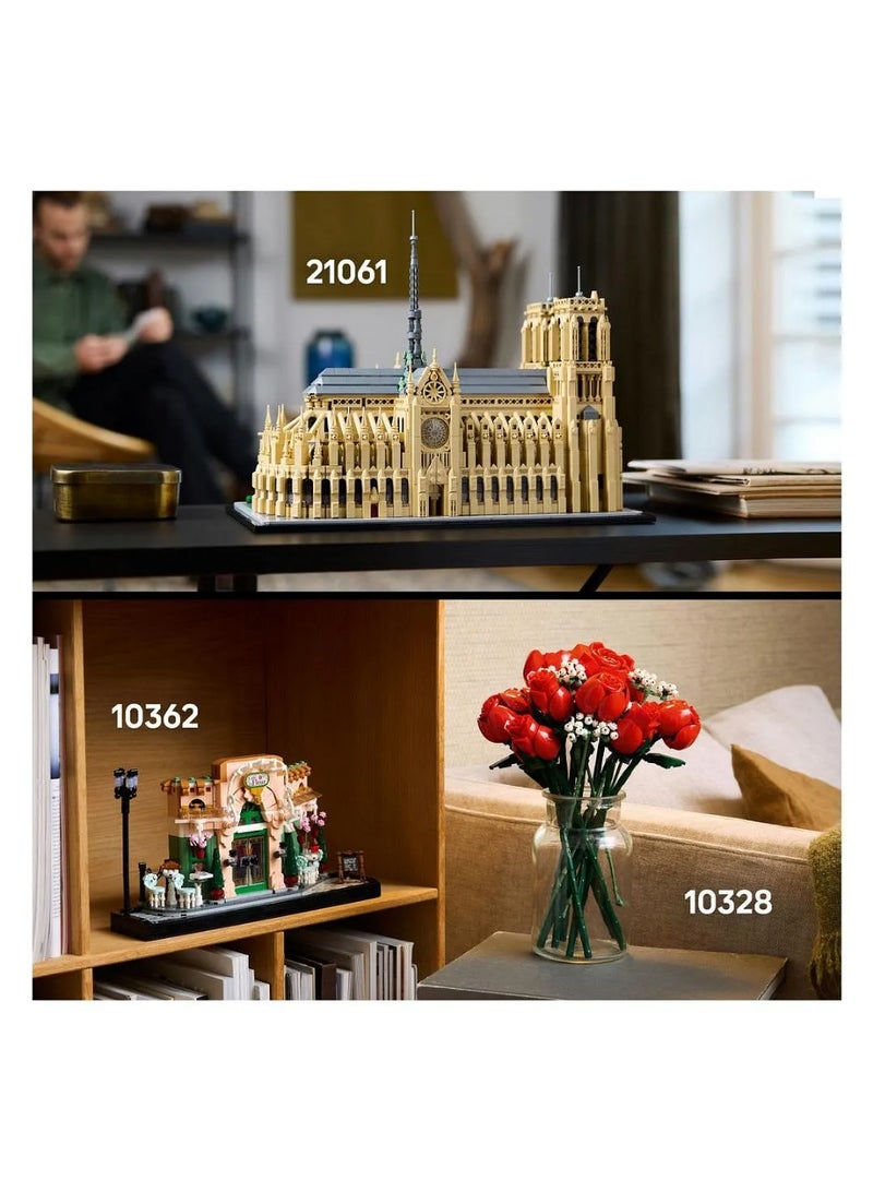 LEGO Icons French Café Building Set for Adults - incl. a Picturesque Facade, Hanging Flowerpots & Ornate Seating - Model Kit for Home or Office Desk Decor - DIY Gift Idea for Women & Men - 10362 - 1101 Pieces - Image 3
