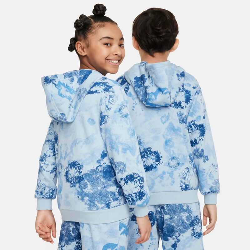 نايكي سبورتسوير كلوب فليس هودي بلوفر للأطفال الكبار