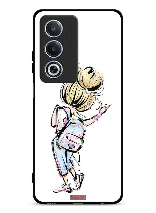 Tolwak Oppo A3 Pro 5G Protective Case Cover Back To School Girl Art - Image 1