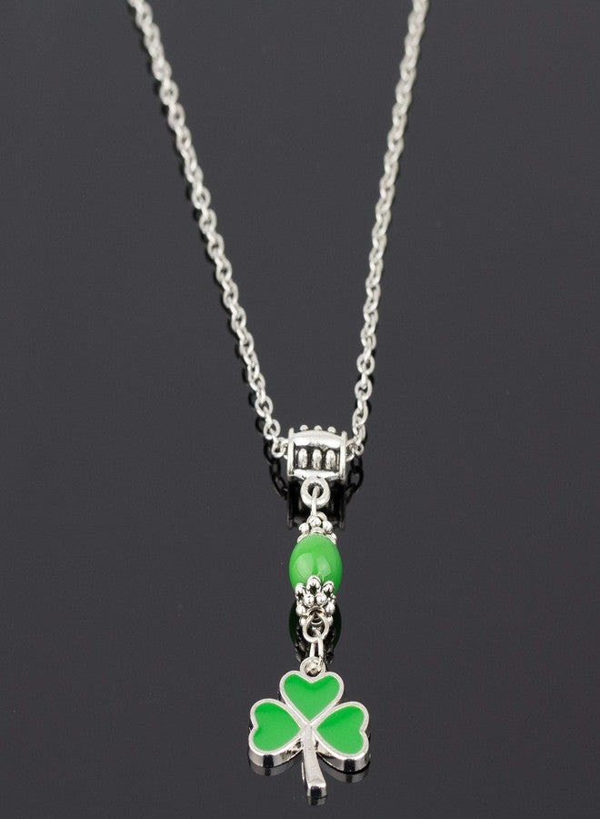 Soul Statement Shamrock Necklace for Women Saint Patrick's Day Jewelry Irish Celtic Accessories (Clover Y-Necklace) - Image 3