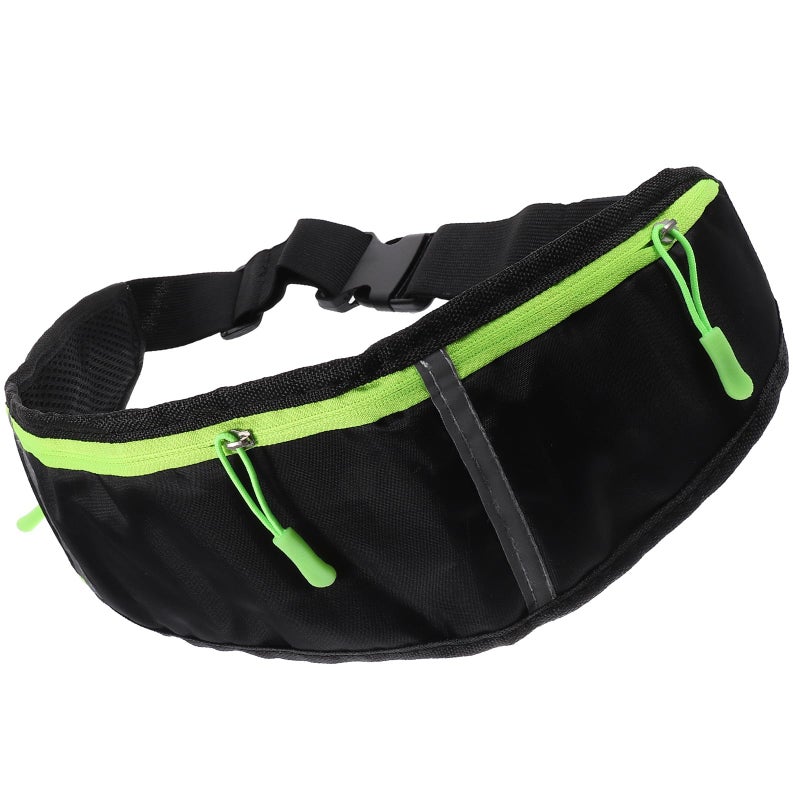 Waterproof Sports Waist Pack Adjustable Strap for Running Cycling Hiking Black - Image 2