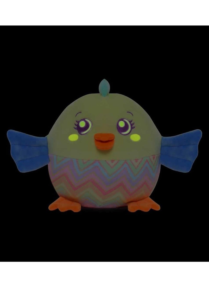 Happy Lines Gifts Dream Beams glow in the dark - Wave 3, Charlotte the chicken (7.5"/18cm) - Vacuum Pack w/ hangtag  - Image 5
