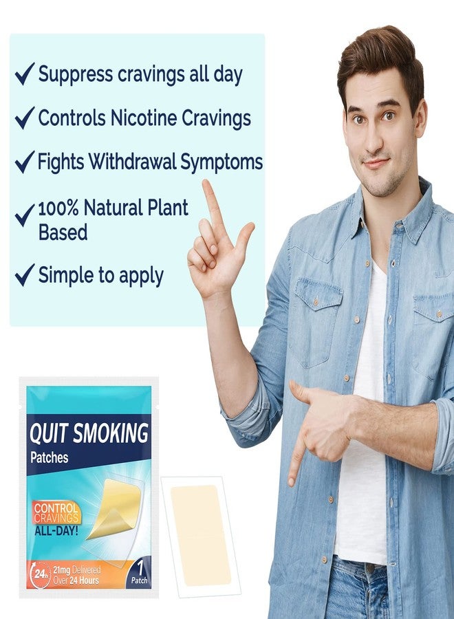 Mcukv 21mg Step 1 Smoking Aid Stop Smoking Patch Easy and Effective to Help Quit Smoking, Safety Anti-Smoking Stickers Stop Smoking Aid, 30 Count, 24H Delivered - Image 3