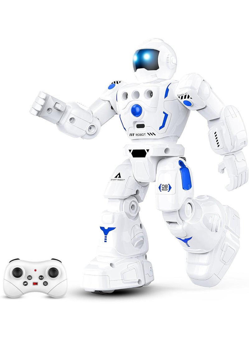 LBMT RC Robot Toys for Kids,RC Gesture Sensing Control Smart Robots ,Programming Remote Control Robot with LED Eyes,Walking,Sliding,Singing and Dancing,STEM Learning Toy,Ideal Gift for Age 3+ Kids Boys and Girls Birthday/Festival/Party - Image 1