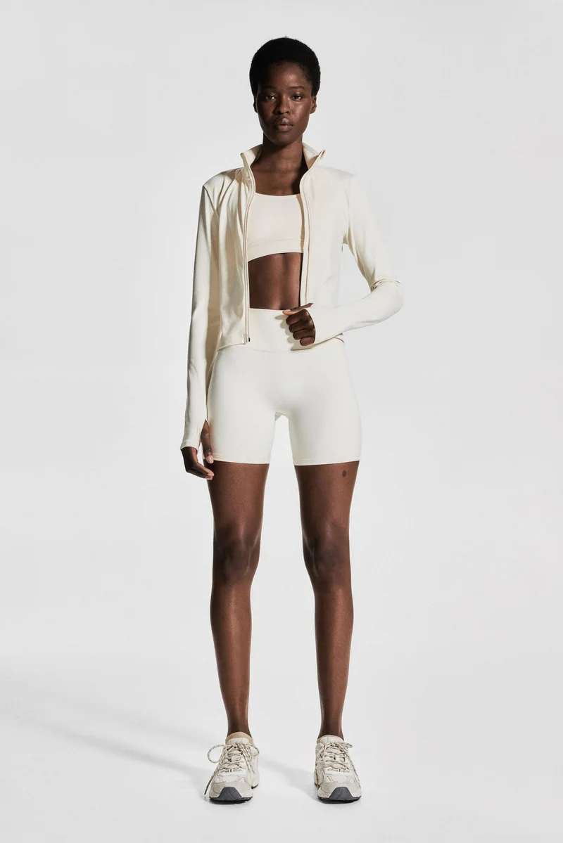 H&M SoftMove™ Zip-through sports jacket
